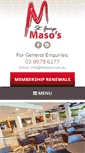 Mobile Screenshot of masos.com.au